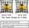 Yellow Bumble Bee Pillow Covers 18x18 Set of 2 Black White Buffalo Plaid Pillow Covers Summer Spring Themed Decorative Cushion Cases Home Decor for Couch Bed Holiday
